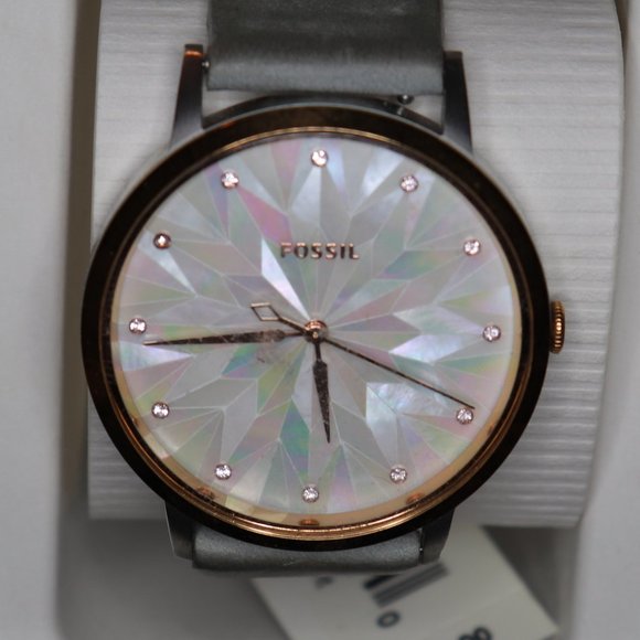 Pearl Face Leather Band 